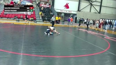 125 lbs Cons. Round 3 - Walter Hagedorn, Indianapolis vs Devon Frazier, Carl Albert