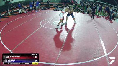 155 lbs Placement (16 Team) - Cole Rodriguez, Hawaii vs JHMAI BOYD, New Mexico