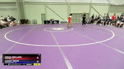 126 lbs Placement Matches (16 Team) - Jonah Arellano, Texas Red vs Kaiden Triche, Louisiana Red