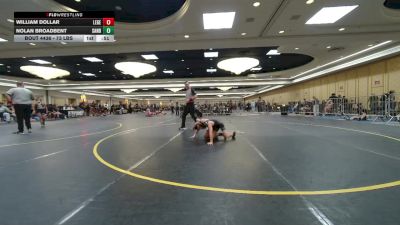 73 lbs Consolation - William Dollar, Legends Of Gold LV vs Nolan Broadbent, Sanderson Wr Ac