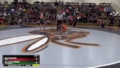125 lbs Quarterfinal - Ian Fuentes, Hiram vs Ryland Parker, Waynesburg