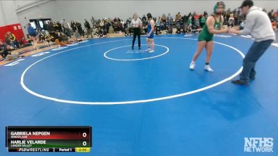 170 lbs Champ. Round 1 - Gabriela Nepgen, Wheatland vs Harlie Velarde, Lander Valley