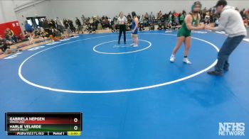 170 lbs Champ. Round 1 - Gabriela Nepgen, Wheatland vs Harlie Velarde, Lander Valley