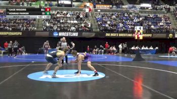 174 lbs Champ. Round 1 - Konrad Parker, Ithaca vs Gage Wiggins, Williams