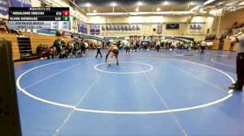 130 lbs 5th Place Match - Geraldine Ubechu, Mt Diablo vs Olivia Gonzalez, Alameda