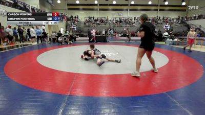 82 lbs Rr Rnd 1 - Carson Powers, Angry Peach Wrestling Center vs Drayvin Fonteboa, Gilmer Bobcat Wrestling