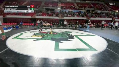 144 lbs Round 3 - 2nd Wrestleback And Semi-finals(16 Team) - Javen Medrano, Lubbock vs Chase Yancey, Azle