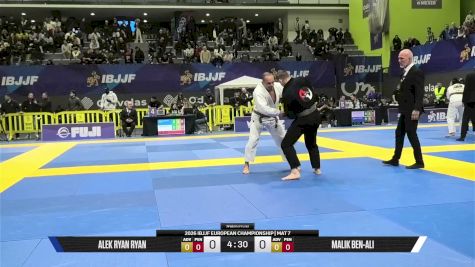Malik Ben-Ali vs Alek Ryan Ryan 2026 European Jiu-Jitsu IBJJF Championship