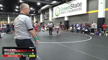 118 lbs Round 2 (16 Team) - Kaylyn Harrill, Nebraska Wrestling Academy vs Silvia Garcia Vasquez, Sebolt Women Wrestling Academy