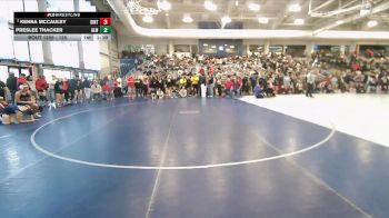 125 lbs Cons. Round 5 - Preslee Thacker, Altamont vs Kenna McCauley, Uintah