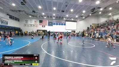 93 lbs Semifinal - Fredrick Harrison, Glenrock Wrestling Club vs Adriano Mendoza, Eastside United