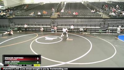 168 lbs Semifinal - Gage Croston, Layton High School vs Spencer Martinez, Logan High School