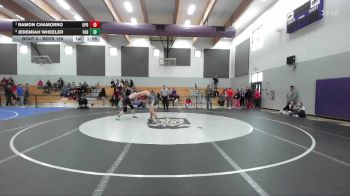 Boys 159 lbs Quarterfinal - Ramon Chamorro, UPrep Boys vs Jeremiah Wheeler, Foothill Boys