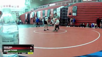 157 lbs Quarterfinal - Brogan Tucker, Graham vs Noah Ries, Wadsworth