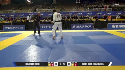 Rafael Natal Diniz Franca vs Lucas Gatti Garin 2026 Pan Jiu Jitsu IBJJF Championship