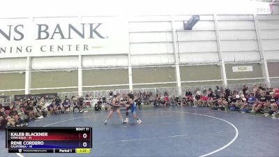 120 lbs Round 3 (8 Team) - Kaleb Blackner, Utah Gold vs Rene Cordero, California