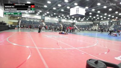 149 lbs Champ. Round 1 - Hassan Ali, Lindsey Wilson (Ky.) vs Gable Pauole, Mt. Olive