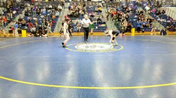 118 lbs Champ. Round 2 - Brin Zehmisch, Butler Hs vs Hannah Port, Walsh Jesuit High School