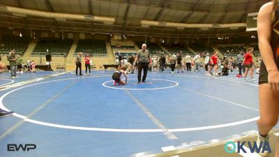 90 lbs Rr Rnd 2 - Payton McCall, Oklahoma Supergirls 12U vs Maisyn Hulbutta, Mojo Mulisha 12U Girls
