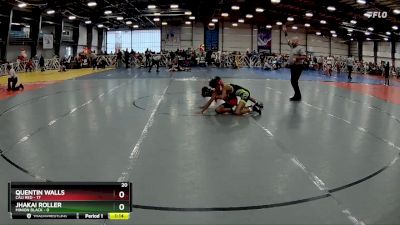 88 lbs Rd# 4- 2:00pm Friday Final Pool - Quentin Walls, Cali Red vs Jhakai Roller, Minion Black