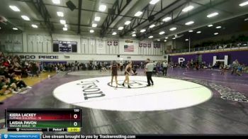 130 lbs Champ. Round 2 - Kiera Lackey, Flathead (Kalispell) vs Laisha Pavon, Wahluke (Girls)