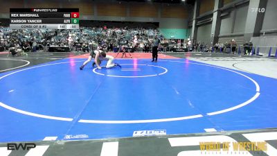 152 lbs Consi Of 8 #2 - Rex Marshall, Pahranagat Valley Youth Wrestling vs Karson Yancer, Alpha Elite
