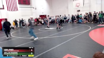 187 lbs Quarterfinal - Josh Jones, Yorktown Wrestling Club vs Declan Madden, Tri-West Wrestling Club