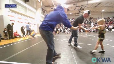 37 lbs Rr Rnd 3 - Braxley Harjo, Berryhill Wrestling Club vs Waylon Pearson, Barnsdall Youth Wrestling