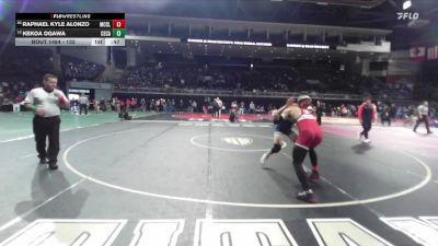 132 lbs Cons. Round 2 - Raphael Kyle Alonzo, McClatchy vs Kekoa Ogawa, Central Catholic