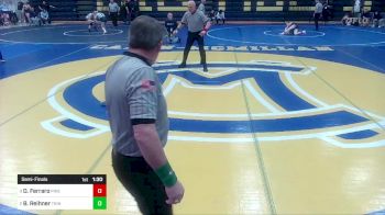 139 lbs Semifinal - Dominic Ferraro, Pine Richland vs Blake Reihner, Trinity