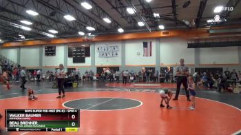 SPW-4 lbs Semifinal - Walker Baumer, Hammerin Hawks vs Beau Brenner, Hempstead Junior Mustangs