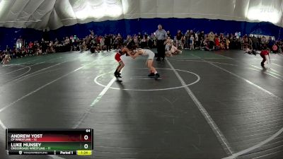 64 lbs Round 2 (6 Team) - Andrew Yost, CP Wrestling vs Luke Munsey, Crossroads Wrestling