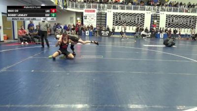 127 lbs Consy 2 - Max Co, Lake Highland Prep-FL vs Bobby Lemley, Bentworth
