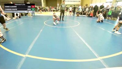 101 lbs Rr Rnd 1 - Owen Alborn, Shore Thing Sharks vs Camden Waite, Maine Hammahs ES