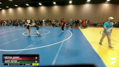 113-118 lbs Round 4 - Avery Smyer, Wildcat Wrestling Club vs Krystal Gomez, Alamo City Wrestling Club