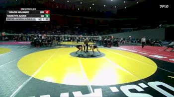 4A/3A/2A/1A Girls 105 Quarterfinal - Gracie Williams, Harrisburg Girls vs Kierstyn Azure, La Grande Girls