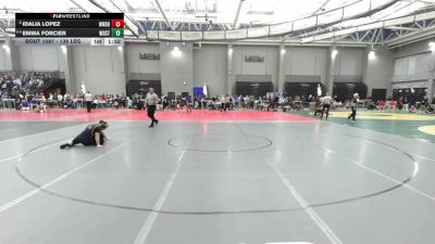 138 lbs Round Of 16 - Milady Rivera, Bloomfield/Weaver vs Josephina Piel, New Milford