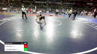 132 lbs Round Of 16 - John Gurrieri, Park Ridge vs Luke Charbonneau, North Hunterdon