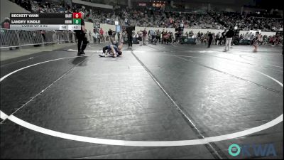105 lbs Consi Of 8 #2 - Beckett Vann, Bartlesville Wrestling Club vs Landry Kindle, Hornet Wrestling