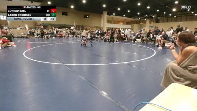 60 lbs Cons. Round 3 - Conrad Ball, Well Trained vs Aaron Corrigan, Buckhorn Youth Wrestling