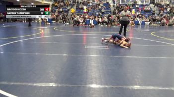 66 lbs Quarterfinal - Brayden Rozzo, Chartiers-Houston vs Kayden Thompson, Tri State Hammers