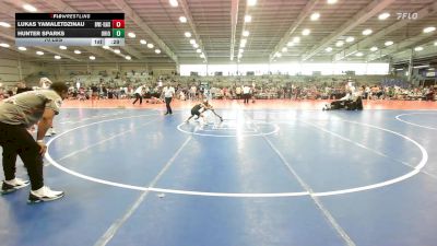 70 lbs Rr Rnd 1 - Lukas Yamaletdzinau, Buffalo Valley Wrestling Club EL Black vs Hunter Sparks, Ohio Titan Scarlet