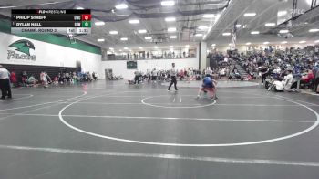 126 lbs Champ. Round 3 - Dylan Hall, Greater Heights Wrestling vs Philip Streff, UWC