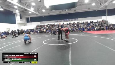 144 lbs Champ. Round 2 - Joseph Guardado, Birmingham vs Emmanuell Wooten, Artesia Highschool