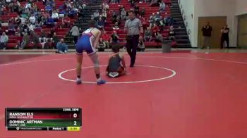 120 lbs Cons. Semi - Ransom Els, Mass. Washington vs Dominic Artman, Uniont. Lake