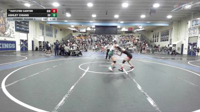 115 lbs Champ. Round 3 - Kaylynn Carter, Hemet vs Ashley Chiang, Irvine