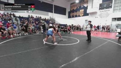 135 lbs Round 4 - Tia Poti, 951 Wrestling Club vs Madison Gonzales, Northview