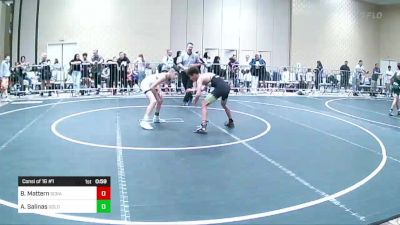 102 lbs Consi Of 16 #1 - Bentley Mattern, Scrap Yard Garage vs Atticus Salinas, Gold Rush Wr Ac