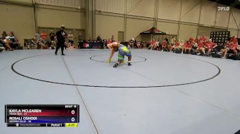 235 lbs Placement Matches (8 Team) - Kayla McLearen, Texas Red vs Rosali Oshodi, Georgia Blue