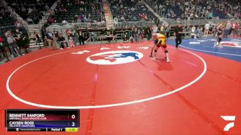 138 lbs 3rd Place Match - Bennett Sanford, Greybull Basin Athletic Club vs Caysen Ross, Tri-State Grapplers